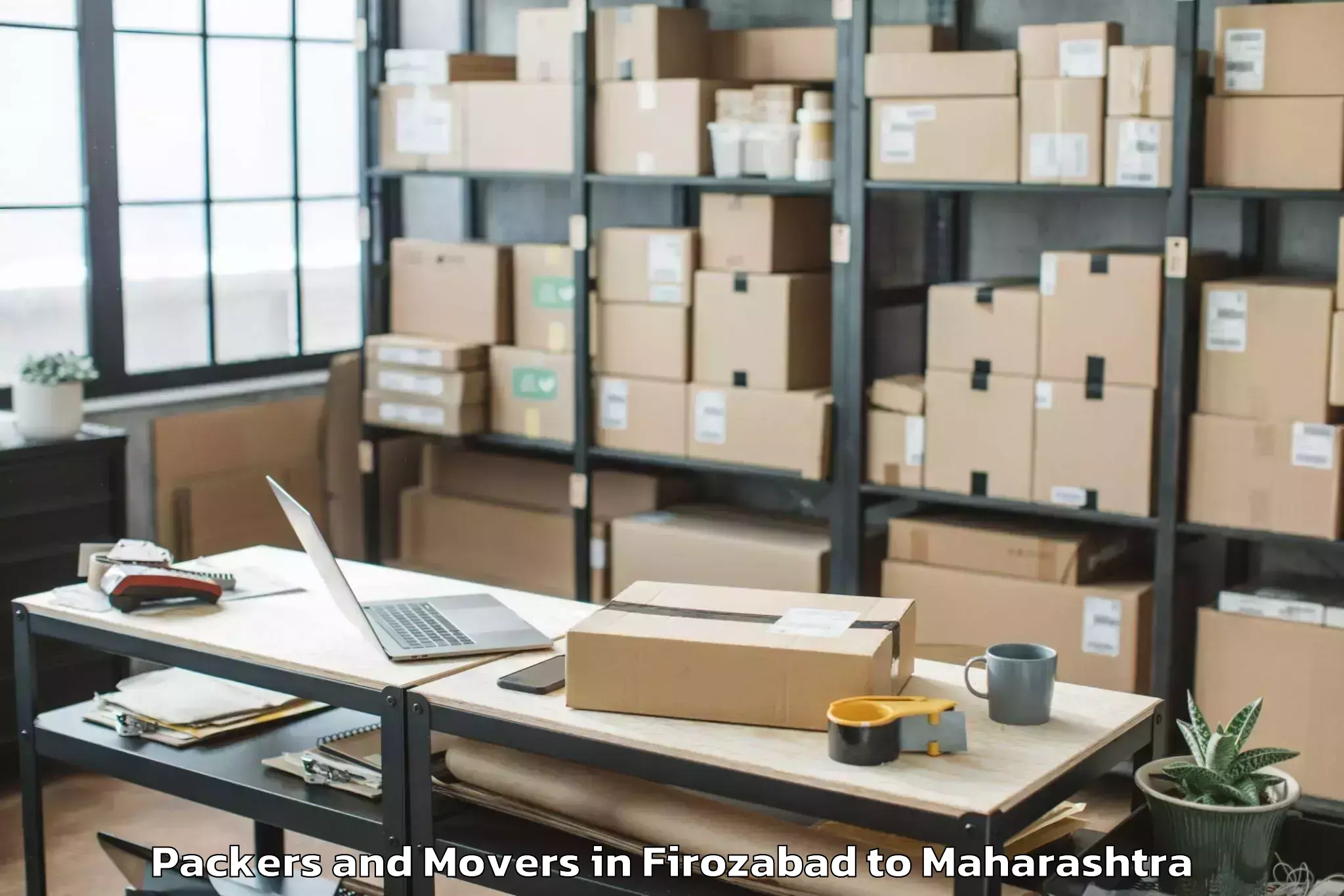 Affordable Firozabad to Rajura Packers And Movers